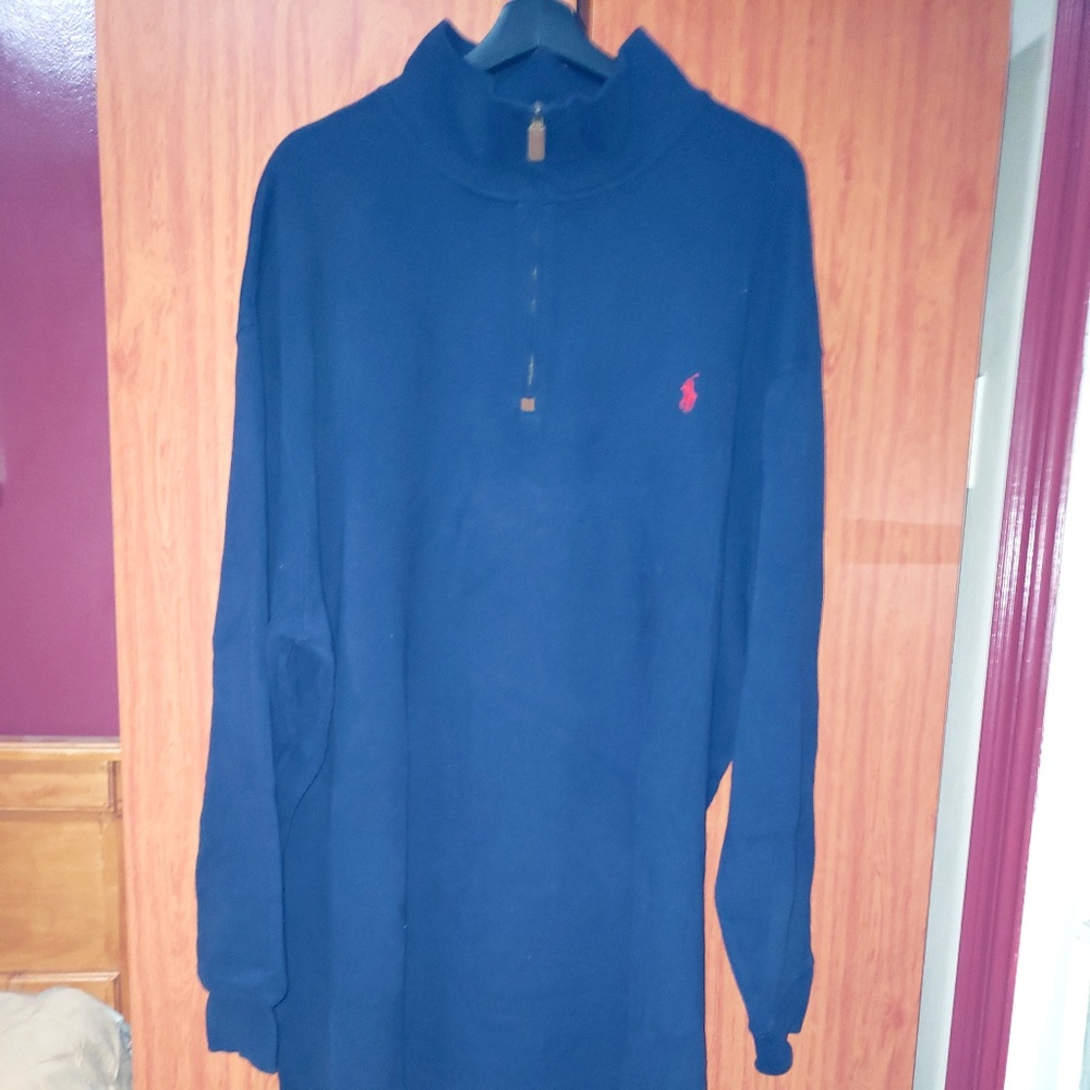 Cotton Quarter-Zip Sweater